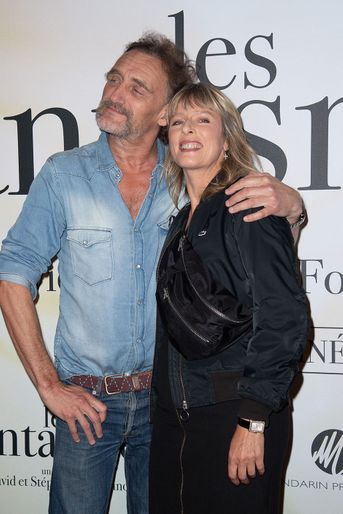 Jean-Paul Rouve et Karin Viard à la première du film «Les Fantasmes» à Paris le 24 juin 2021