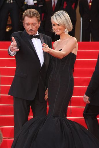 Johnny et Laeticia Hallyday au Festival de Cannes en 2009