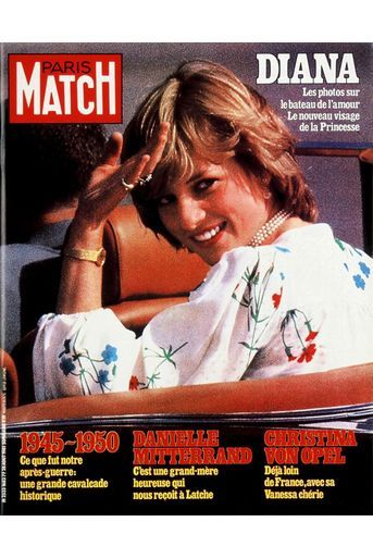 Diana, son voyage de noces avec Charles. Couverture du Paris Match n°1683 du 28 août 1981.