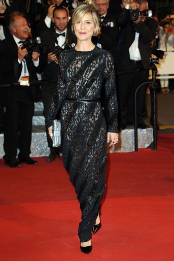 Marina Foïs au Festival de Cannes en 2016 pour la montée des marches du film «Juste la fin du monde»