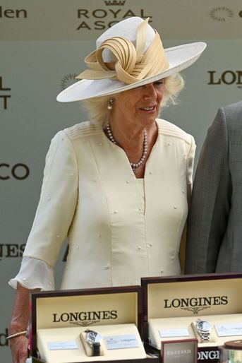 La duchesse de Cornouailles Camilla au Royal Ascot, le 16 juin 2021