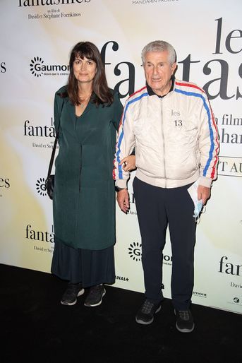 Valérie Perrin et Claude Lelouch à la première du film «Les Fantasmes» à Paris le 24 juin 2021