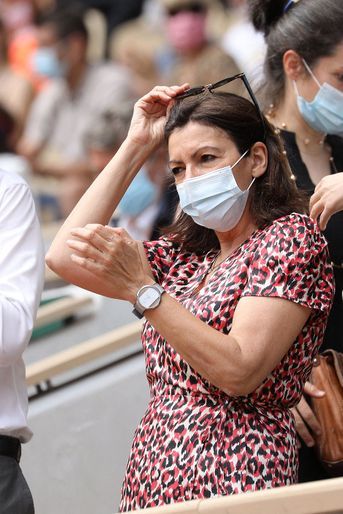 Anne Hidalgo à Roland-Garros le 12 juin 2021