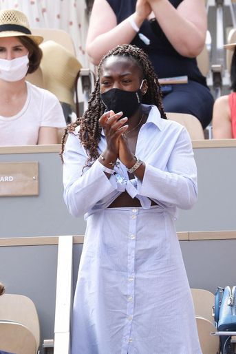 Clarisse Agbegnenou à Roland-Garros le 12 juin 2021