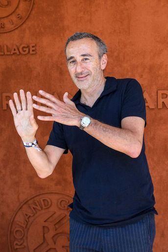 Elie Semoun à Roland-Garros le 13 juin 2021