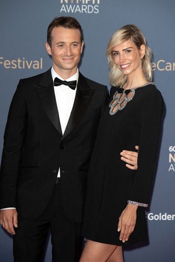 Hugo Clément et Alexandra Rosenfeld à la soirée de clôture du Festival de télévision de Monte-Carlo le 22 juin 2021