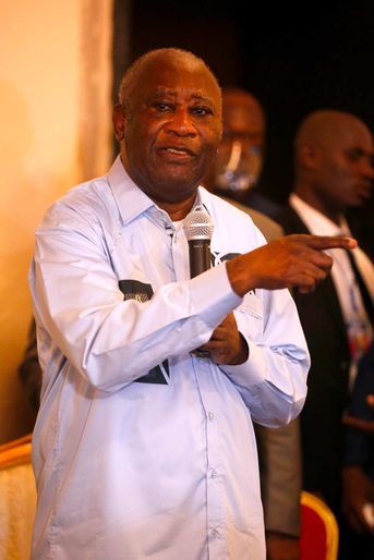 Le retour de Laurent Gbagbo à Abidjan, en Côte d&#039;Ivoire, le 18 juin 2021.