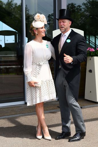 Zara Phillips et son mari Mike Tindall au Royal Ascot, le 15 juin 2021