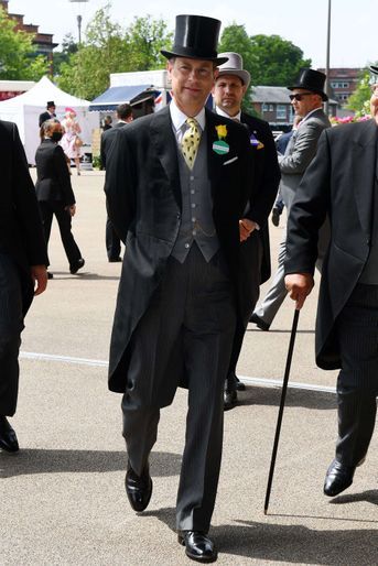 Le prince Edward au Royal Ascot, le 15 juin 2021