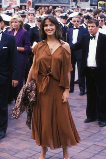 Sophie Marceau au Festival de Cannes en 1986