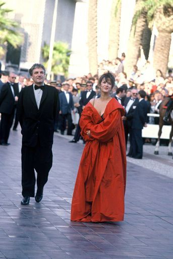 Sophie Marceau (avec Andrzej Żuławski) au Festival de Cannes en 1987