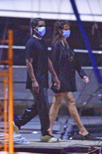 ASAP Rocky et Rihanna à la Barbade en décembre 2020