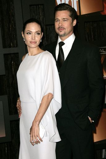 Angelina Jolie et Brad Pitt aux Critics Choice Awards à Los Angeles en janvier 2009