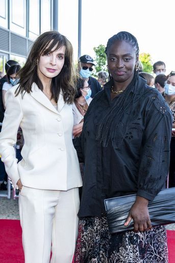 Anne Parillaud et Aïssa Maïga à la soirée d&#039;ouverture du Festival du film Plurielles à Compiègne le 11 juin 2021