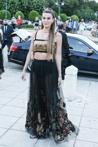 Bianca Brandolini au défilé Dior à Athènes le 17 juin 2021