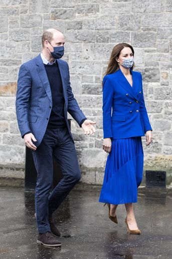 Kate Middleton et le prince William à Edimbourg en Ecosse le 24 mai 2021