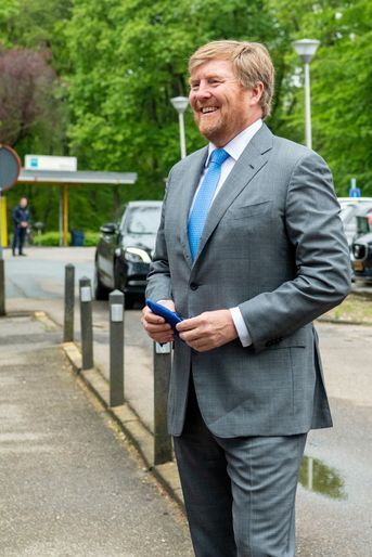 Le roi Willem-Alexander des Pays-Bas à Groesbeek près de Nimègue, le 25 mai 2021