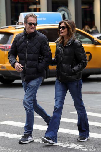 Rande Gerber et Cindy Crawford à New York en février 2020