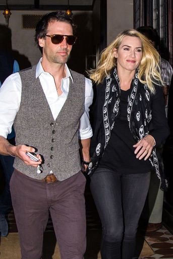 Abel Smith et Kate Winslet à New York en octobre 2015