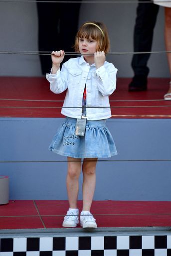 La princesse Gabriella de Monaco à Monaco, le 8 mai 2021