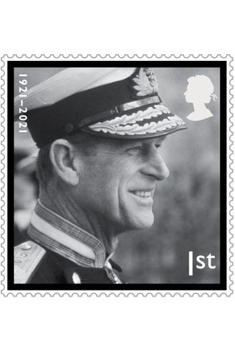 Le deuxième des quatre timbres commémoratifs du prince Philip édités par le Royal Mail