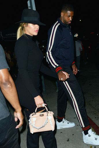 Khloé Kardashian et Tristan Thompson à Los Angeles en juillet 2017