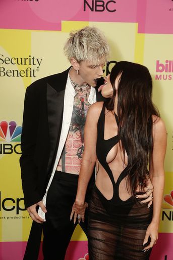 Megan Fox et Machine Gun Kelly aux Billboard Music Awards à Los Angeles le 23 mai 2021