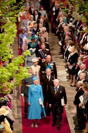 Les membres des familles royales étrangères au mariage du prince William et de Kate Middleton, le 29 avril 2011