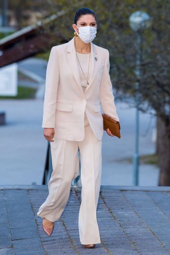 La princesse Victoria de Suède à Stockholm, le 27 avril 2021