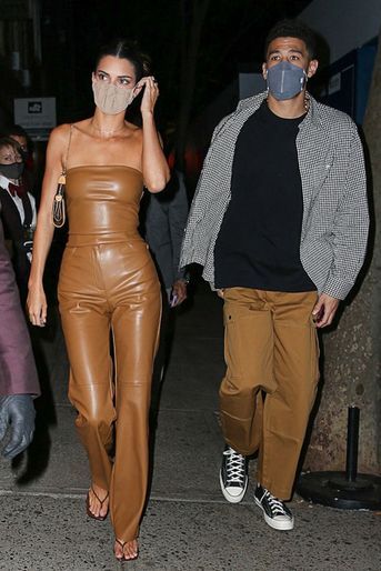 Kendall Jenner et Devin Booker à New York le 24 avril 2021