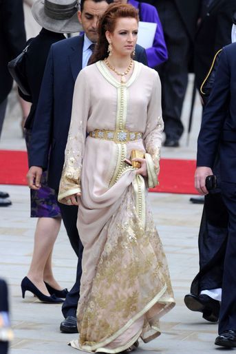 La princesse Lalla Salma du Maroc au mariage du prince William et de Kate Middleton, le 29 avril 2011