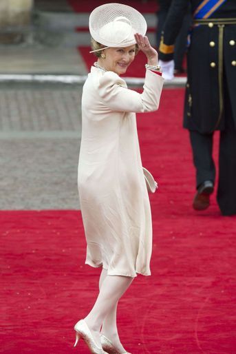 La reine Sonja de Norvège au mariage du prince William et de Kate Middleton, le 29 avril 2011