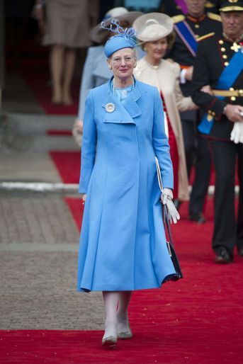 La reine Margrethe II de Danemark au mariage du prince William et de Kate Middleton, le 29 avril 2011