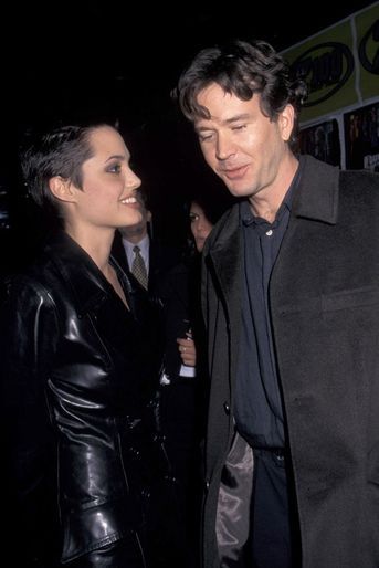 Angelina Jolie et Timothy Hutton (ici à la première du film «Le Damné» à New York en 1997)