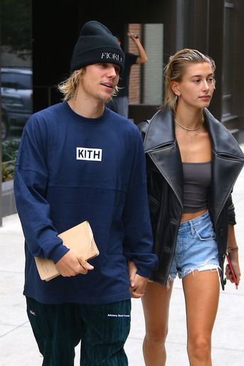 Justin Bieber et Hailey Baldwin au lendemain de leur mariage à New York en septembre 2018