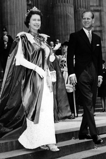 Le prince Philip avec la reine Elizabeth II, le 24 juillet 1968