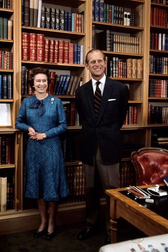 Le prince Philip avec la reine Elizabeth II, le 26 septembre 1976