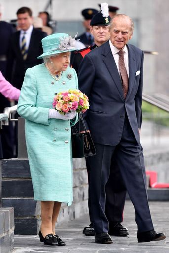 Le prince Philip avec la reine Elizabeth II, le 7 juin 2016
