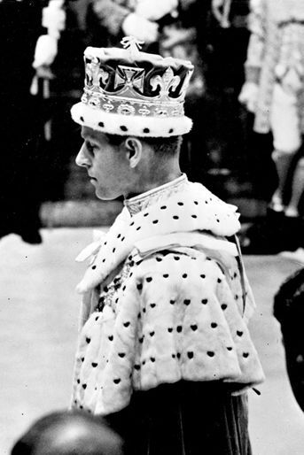 Le prince Philip, le 2 juin 1953 lors du sacre de la reine Elizabeth II