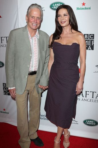 Michael Douglas et Catherine Zeta-Jones lors d'un événement à Los Angeles en septembre 2019