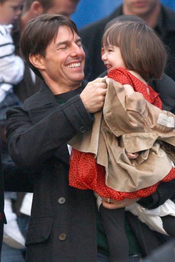 Suri et Tom Cruise à New York en 2008