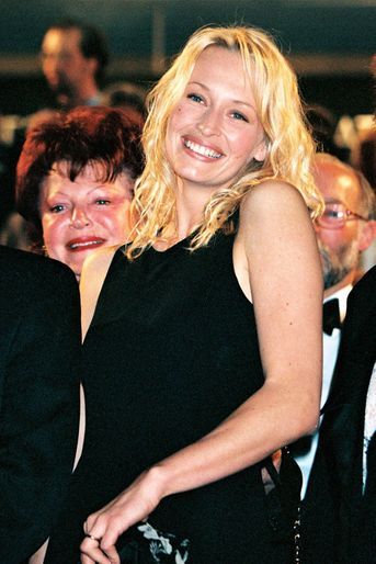 Estelle Lefébure (avec Régine) au Festival de Cannes en 1994