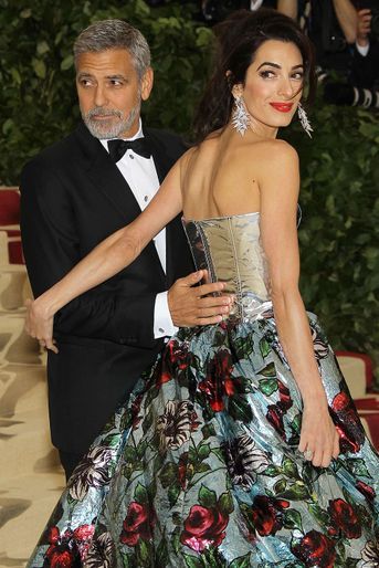 George et Amal Clooney au Met Gala en 2018