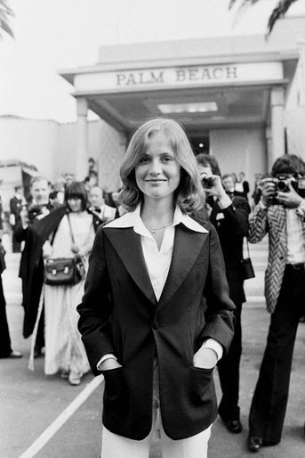 Isabelle Huppert au Festival de Cannes en 1977