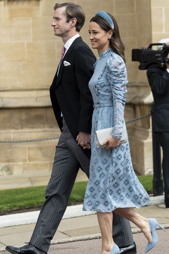 James Matthews et Pippa Middleton au mariage de Lady Gabriella Windsor et Thomas Kingston à Windsor en mai 2019