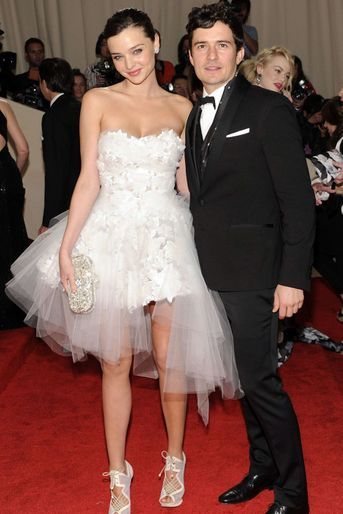 Miranda Kerr et Orlando Bloom au Met Gala en 2011