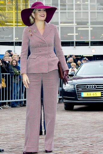 La reine Maxima des Pays-Bas, le 12 janvier 2018