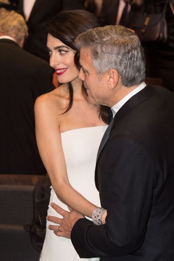 Amal et George Clooney (César d&#039;honneur) aux César 2017
