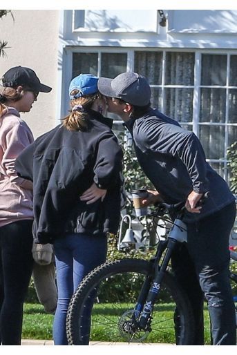 Chris Pratt et son fils Jack avec Katherine et Christina Schwarzenegger à Los Angeles le 21 mars 2021