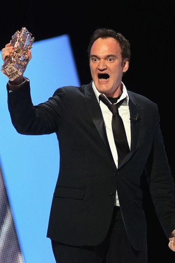 Quentin Tarantino recevant le César d&#039;honneur en 2011